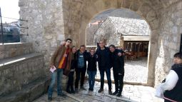 New friends in Mostar, Bosnia & Herzegovina